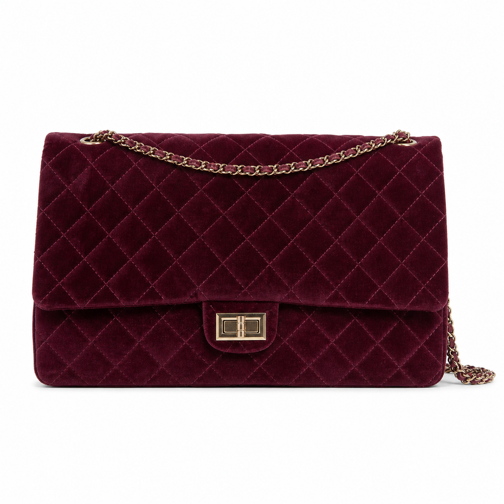 Chanel Classic Quilted Large Shoulder Bag | CC Hardware & Gold Chain — 31cm