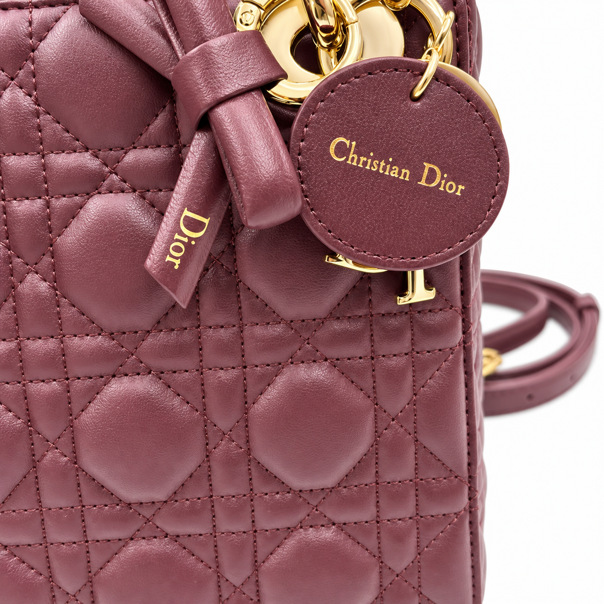 Dior Cannage Quilted Everyday Shoulder Bag 17cm