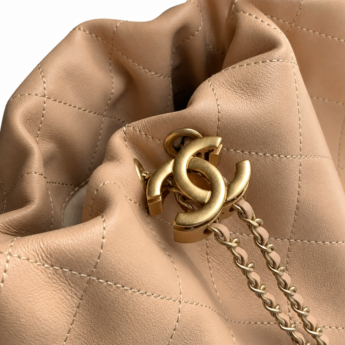 Chanel Quilted Leather Large Shopping Shoulder Bag