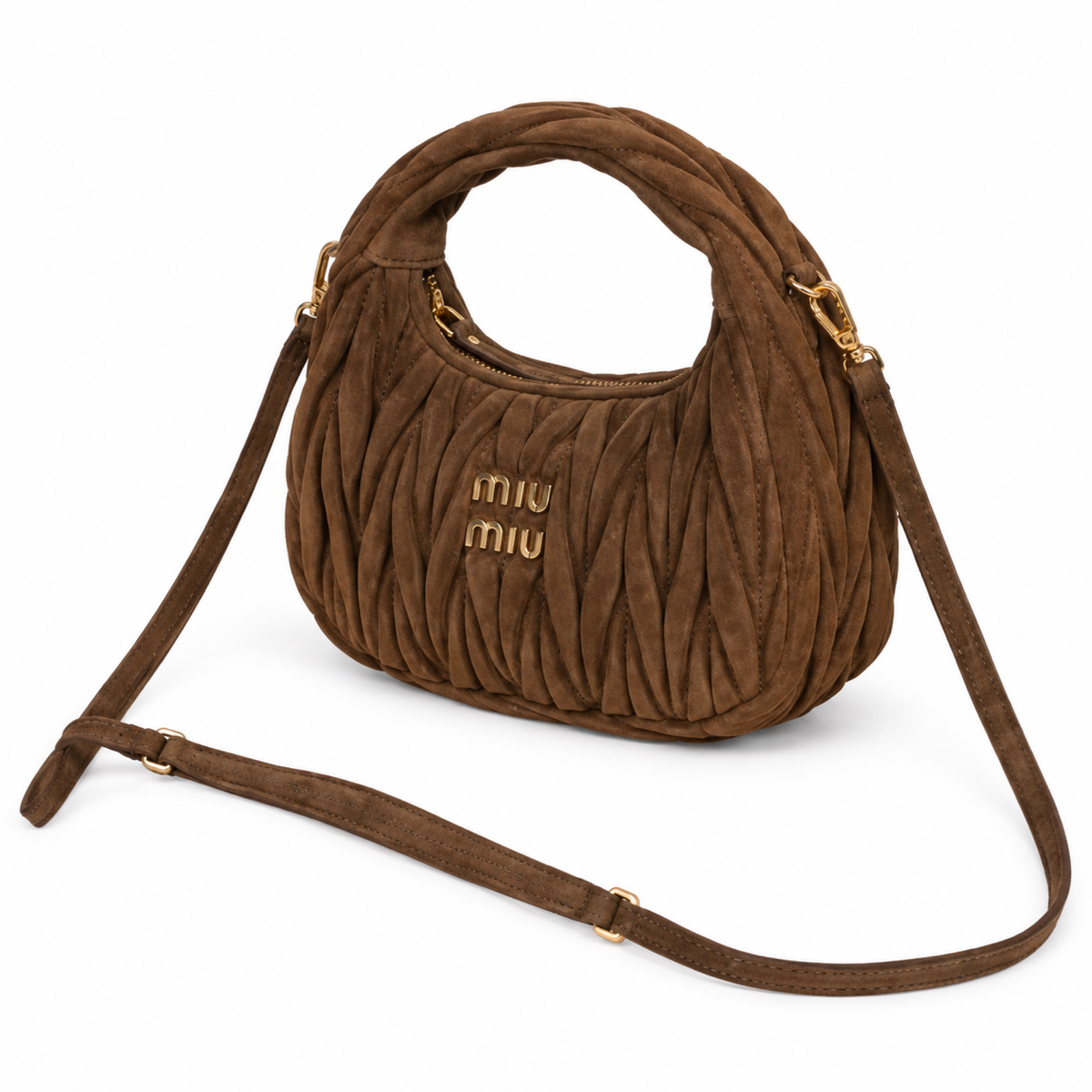 Miu Miu Leather Crossbody Bag 23 cm