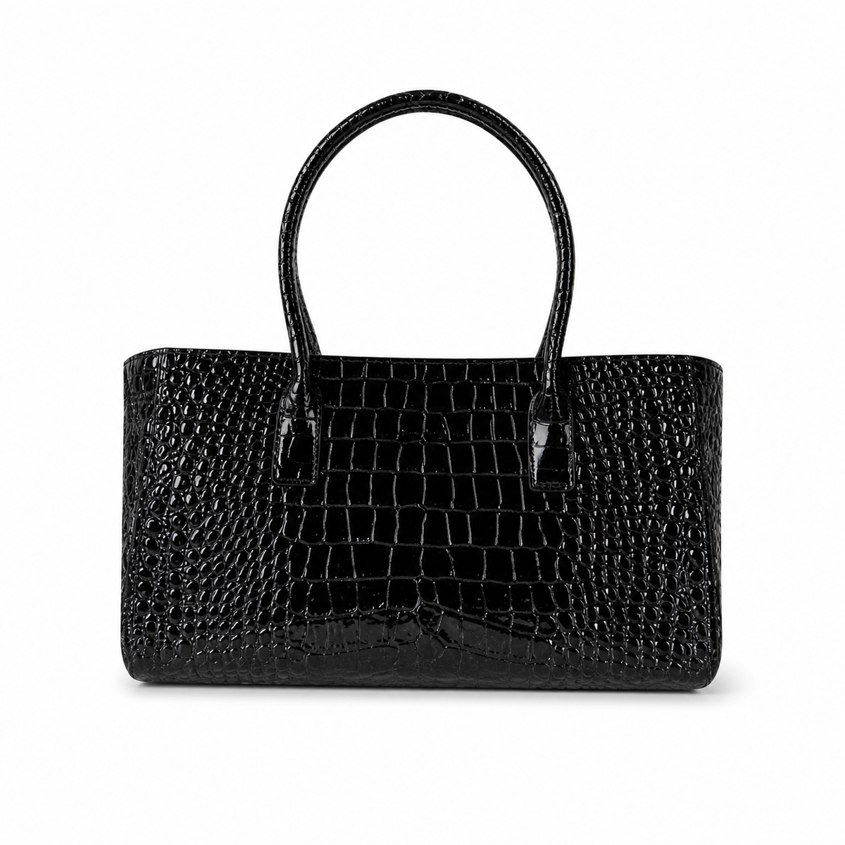 Chanel Executive Tote Black Croc-Embossed Gold Hardware