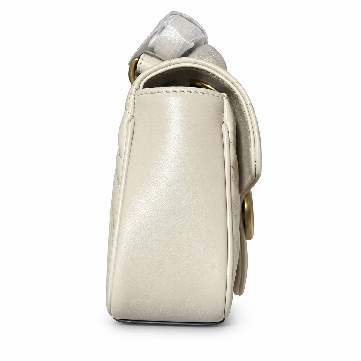 Gucci Blondie Small Shoulder Bag in Ivory Leather