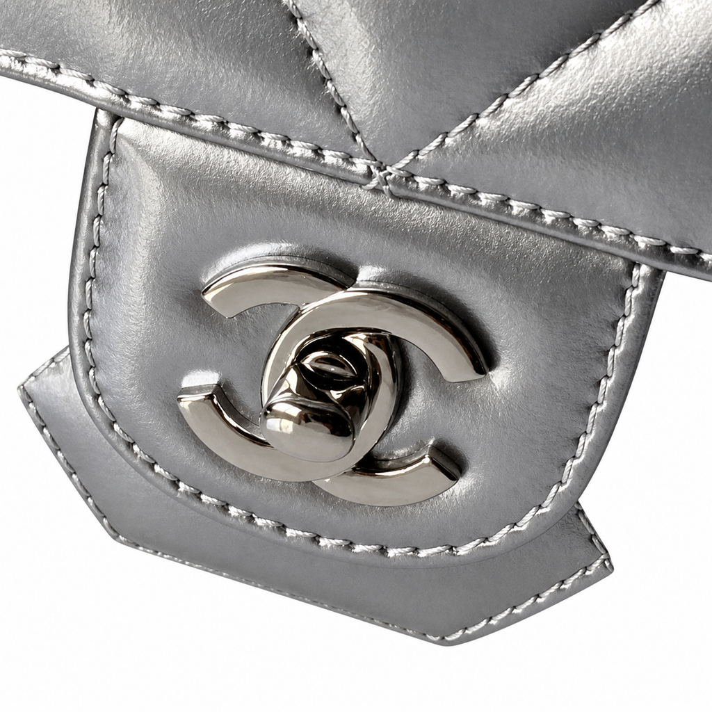 Chanel Classic Quilted Wallet on Chain WOC | CC Turn-Lock Chain Strap — 18cm