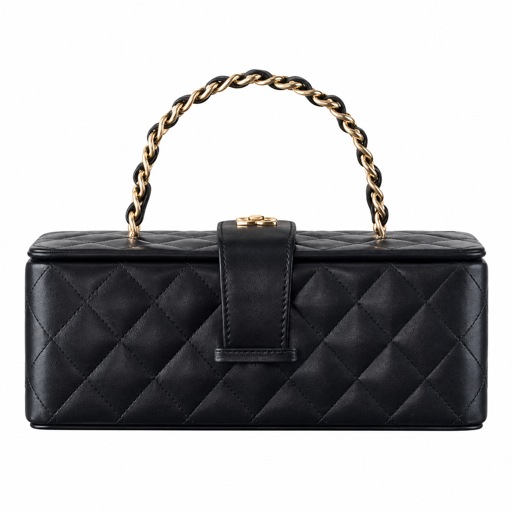 Chanel Quilted Lambskin Vanity Case