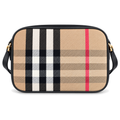 Burberry Heritage Check Camera Shoulder Bag