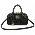 Miu Miu Convertible Leather Shoulder Bag 19×10×5 cm