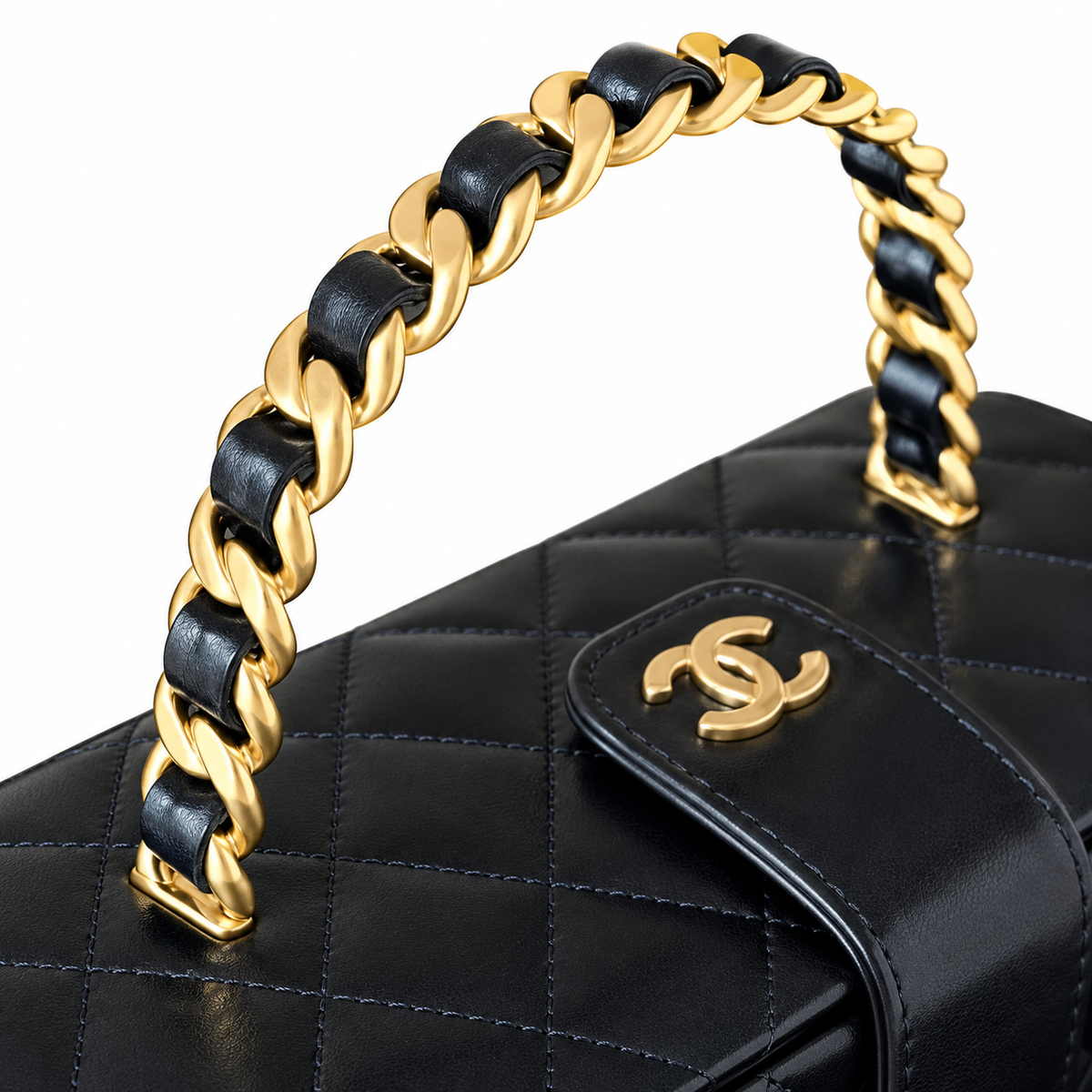 Chanel Quilted Lambskin Vanity Case