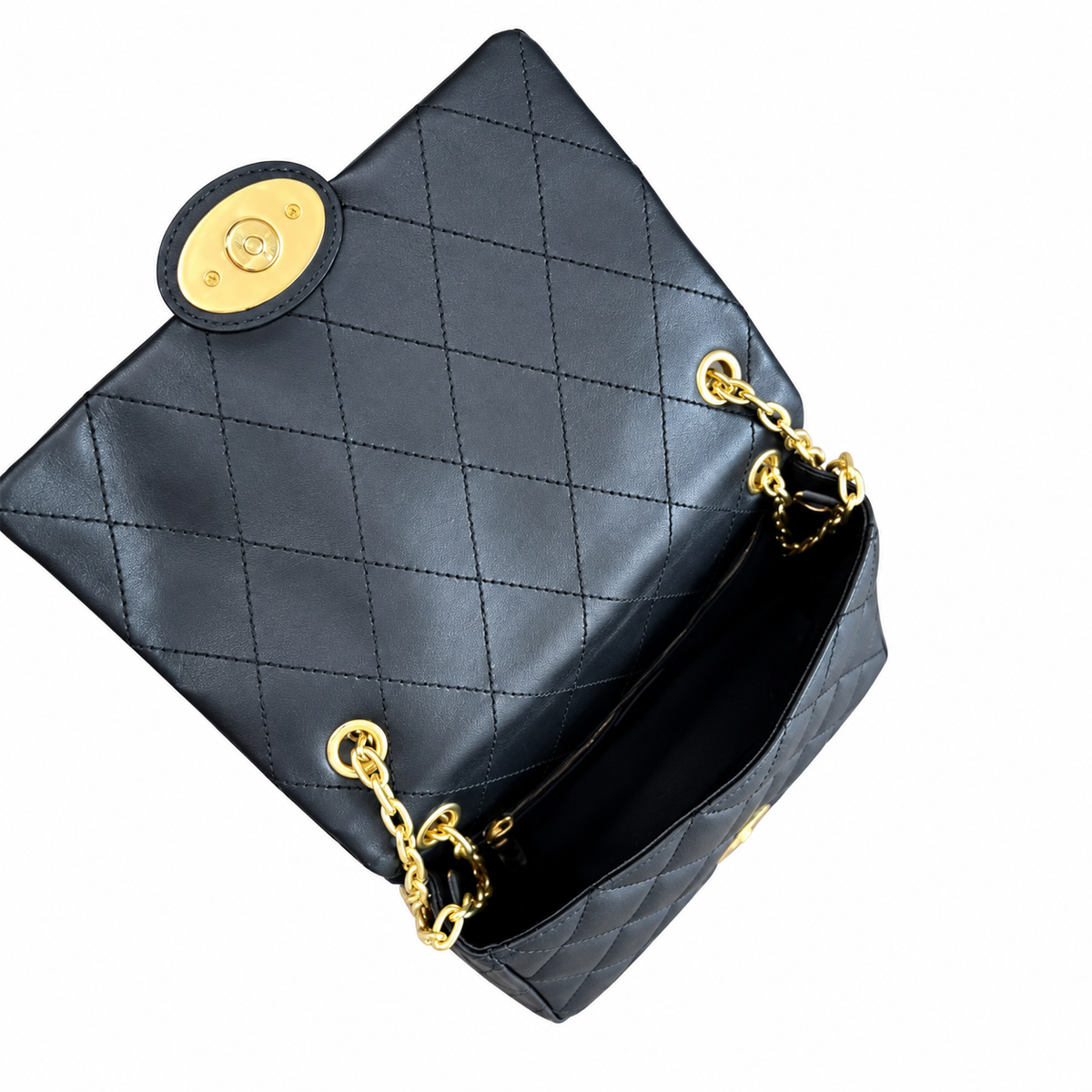 Burberry Midnight Poise Quilted Chain Bag