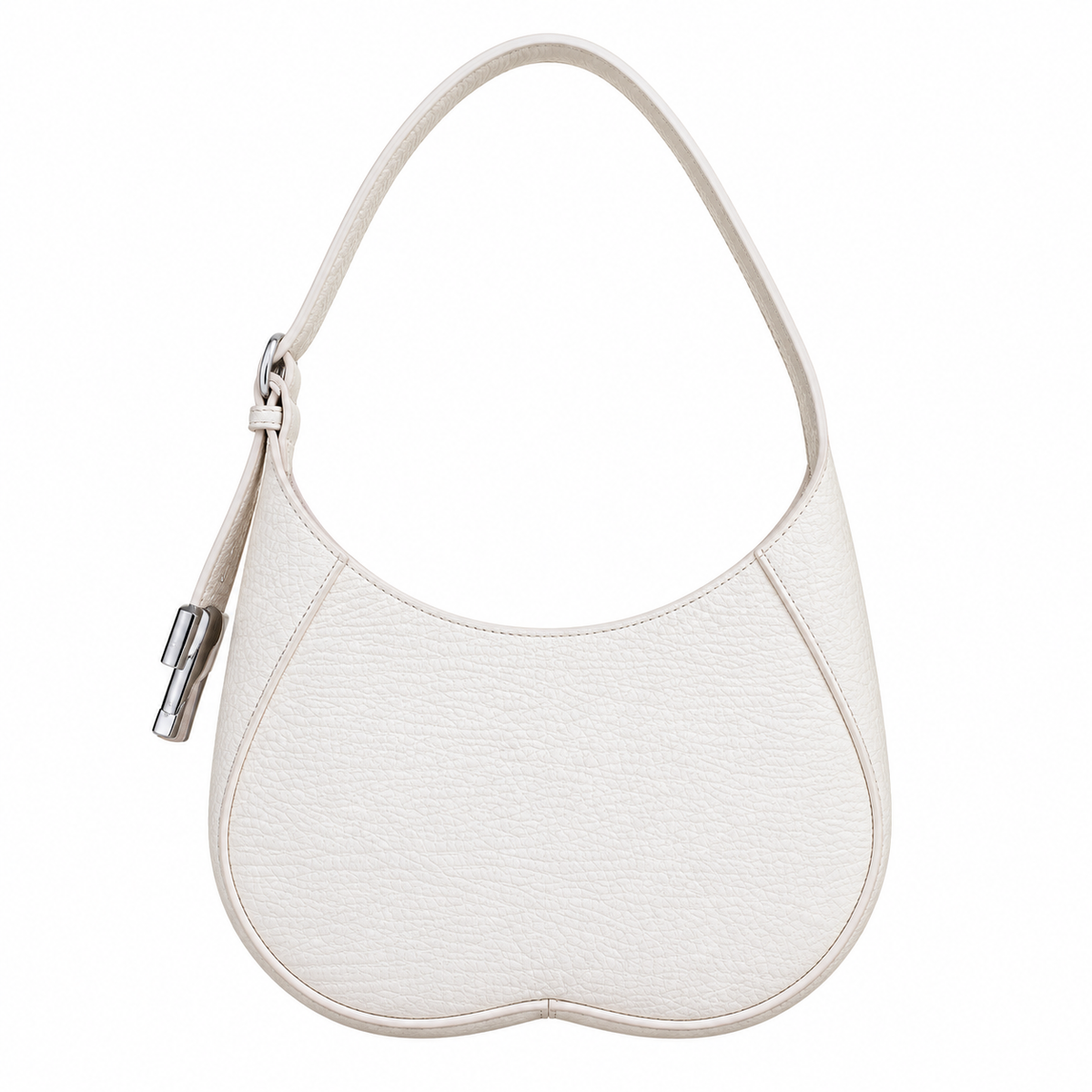 Burberry Ivory Muse Crescent Shoulder Bag