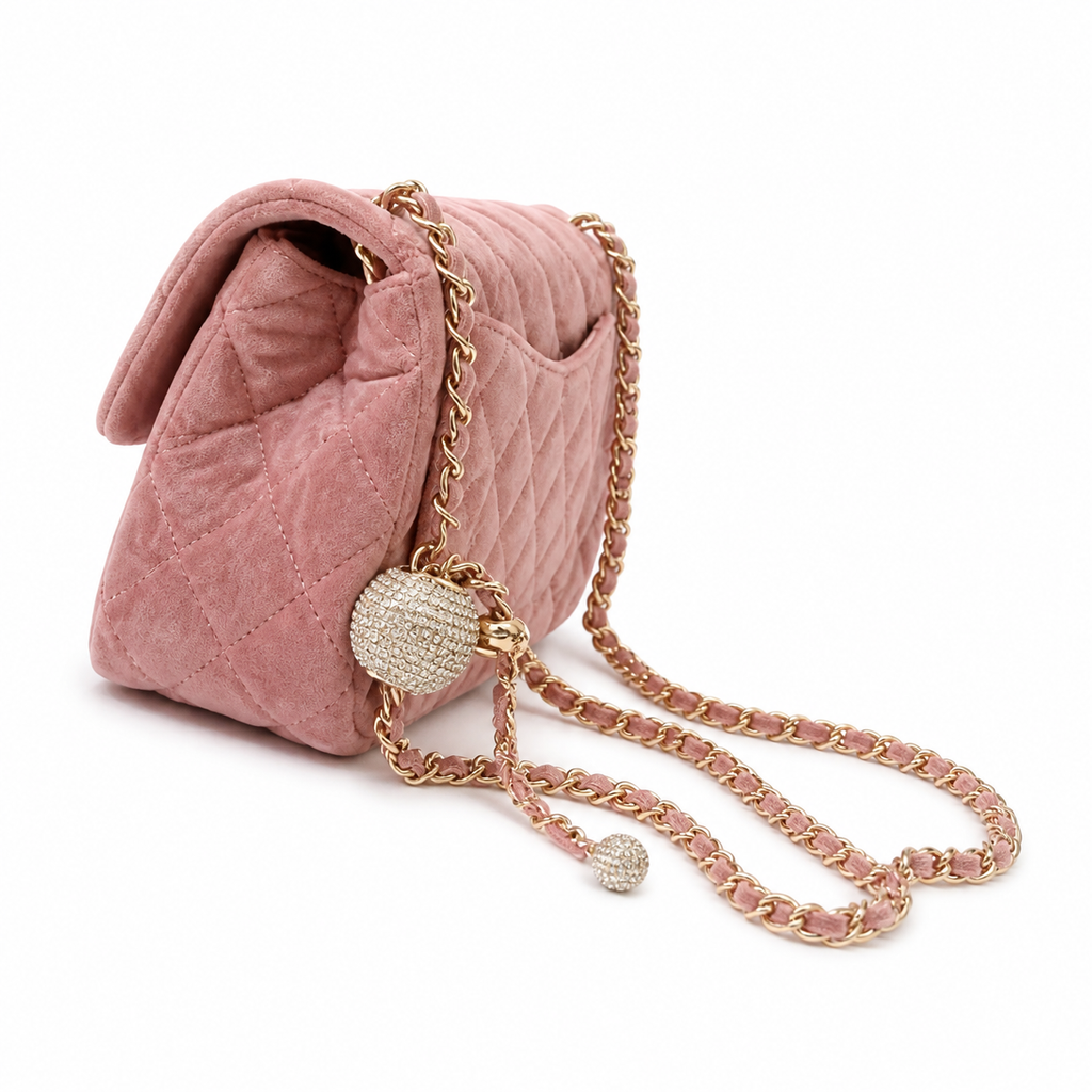 Chanel Classic Quilted Flap Bag | CC Turn-Lock Leather Chain Strap — 13x20cm