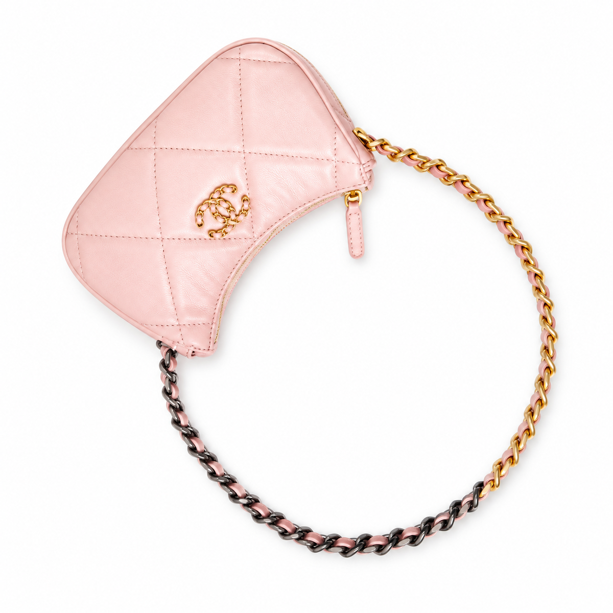 Chanel Quilted Leather Clutch-Style Chain Shoulder