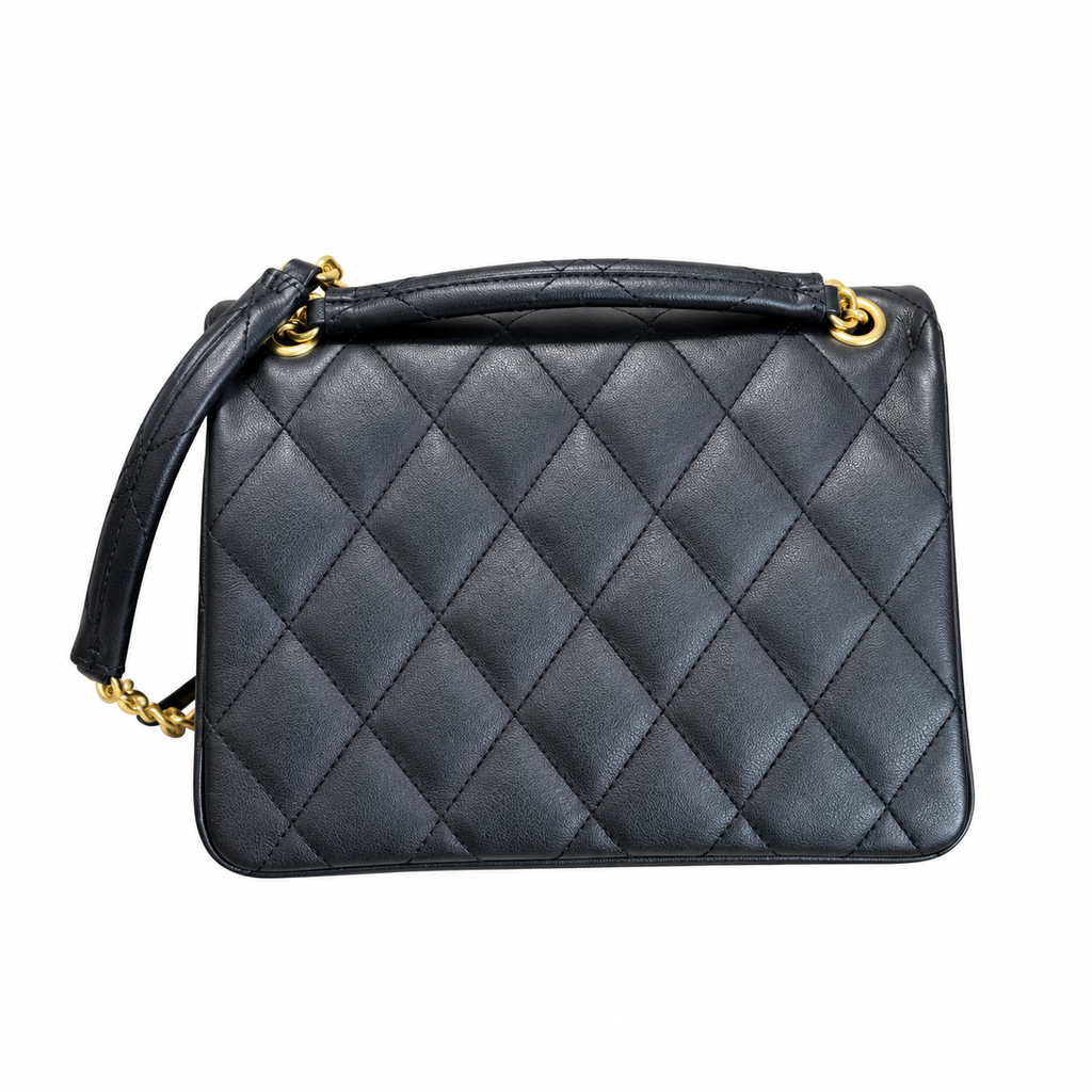 Burberry Midnight Poise Quilted Chain Bag
